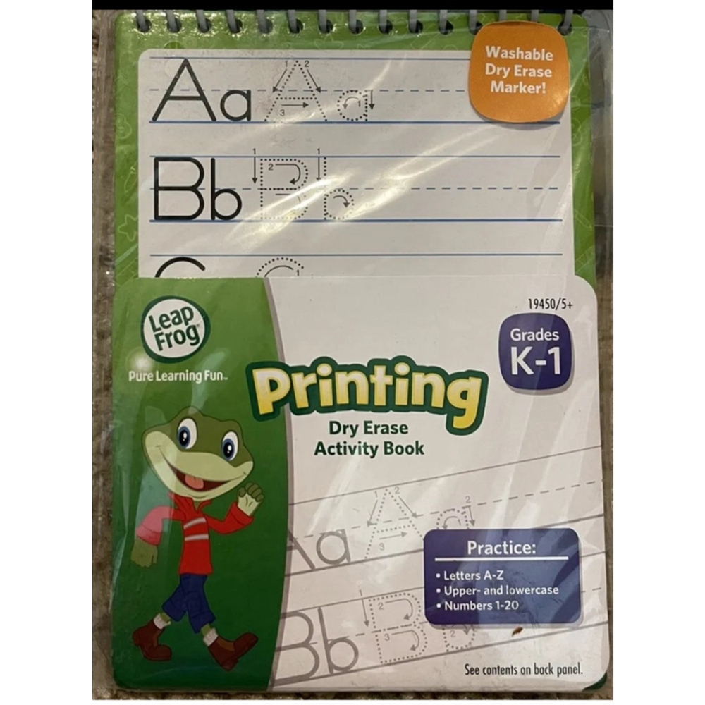 Leapfrog Dry Erase Activity Books (2 Pcs)